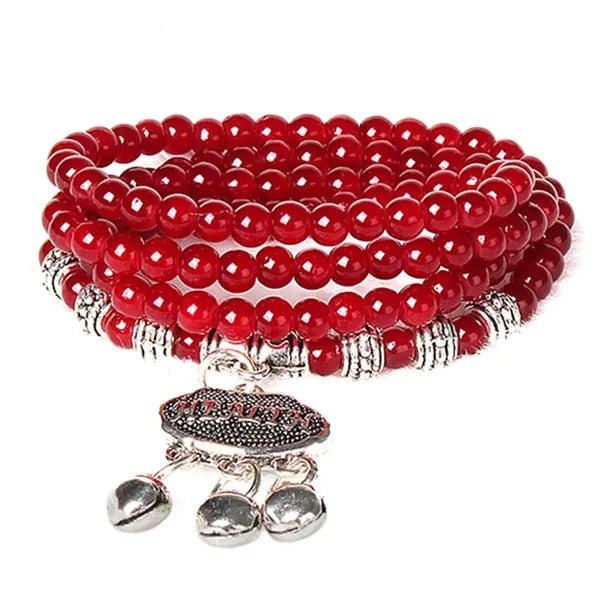 Red agate bracelet jewelry accessory