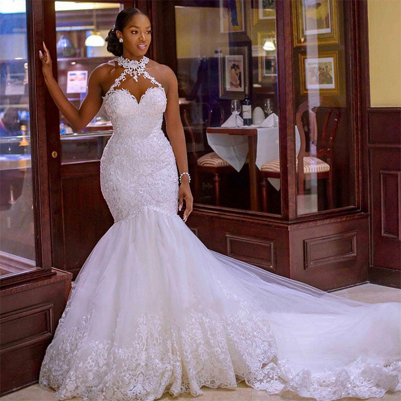 ZÉLVARÈ Éloise Vintage Lace Mermaid Wedding Gown – product photo