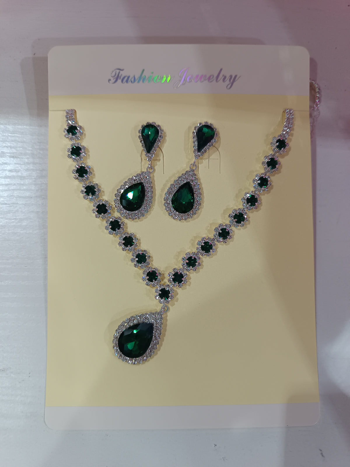 ZÉLVARÈ Cosmic Crystal Bridal Jewelry Set – product photo