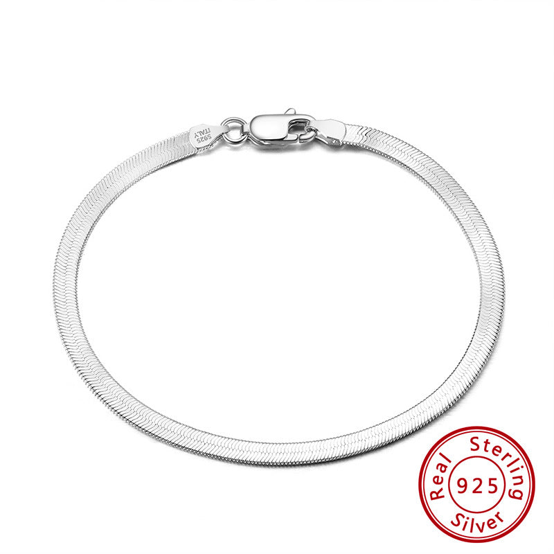 S925 sterling silver bracelet close up