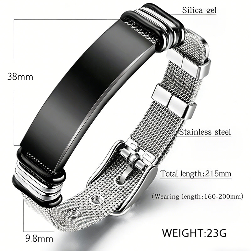 Titanium steel bracelet for men