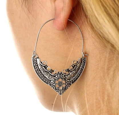 ZÉLVARÈ Boheme Artisan Drop Earrings side view