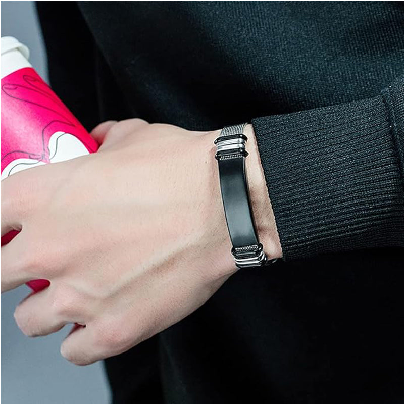 Titanium steel bracelet for men