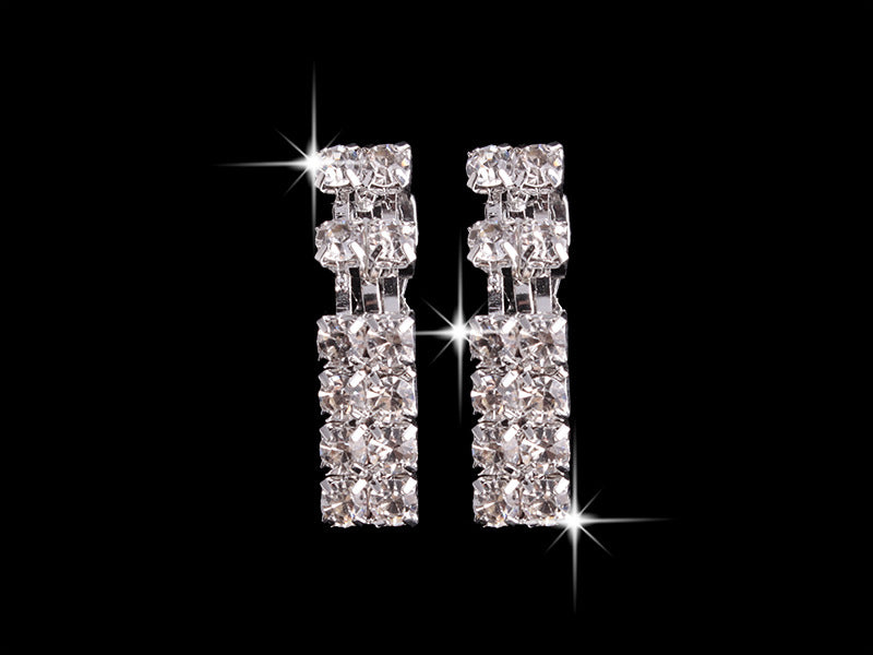 ZÉLVARÈ Rhinestone Four-Piece Jewelry Set – product photo