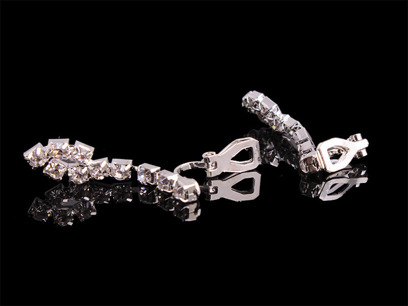 ZÉLVARÈ Rhinestone Four-Piece Jewelry Set – product photo