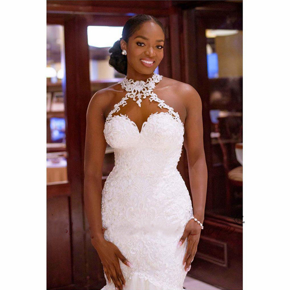 ZÉLVARÈ Éloise Vintage Lace Mermaid Wedding Gown – product photo