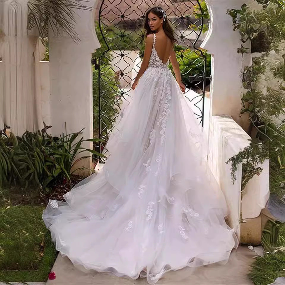 ZÉLVARÈ Seraphine Deep-V Bridal Wedding Dress – product photo