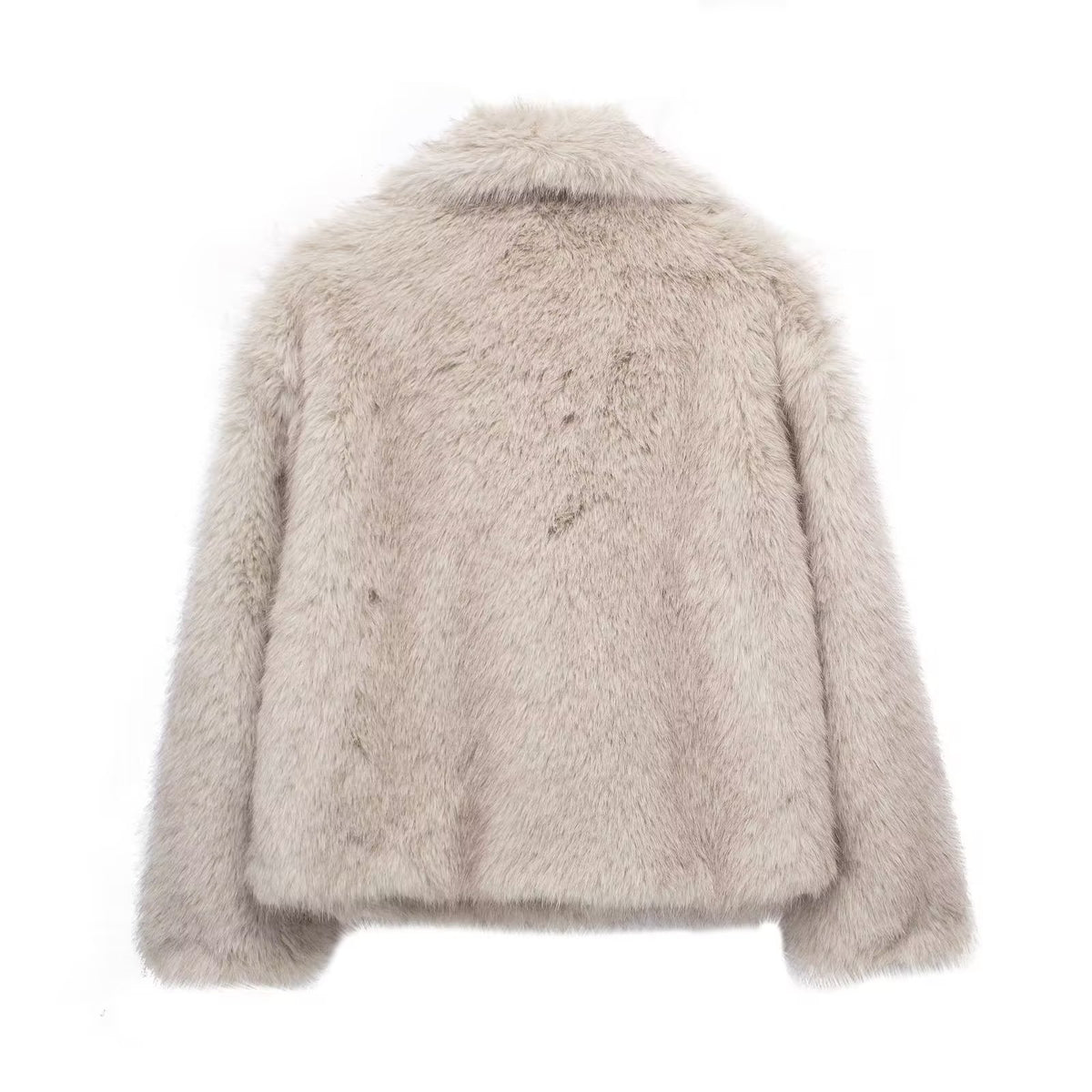 ZÉLVARÈ Women's Plush Lapel Winter Coat – product photo