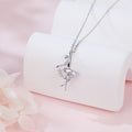 ZÉLVARÈ Ballerina Moissanite Pendant Necklace – product photo