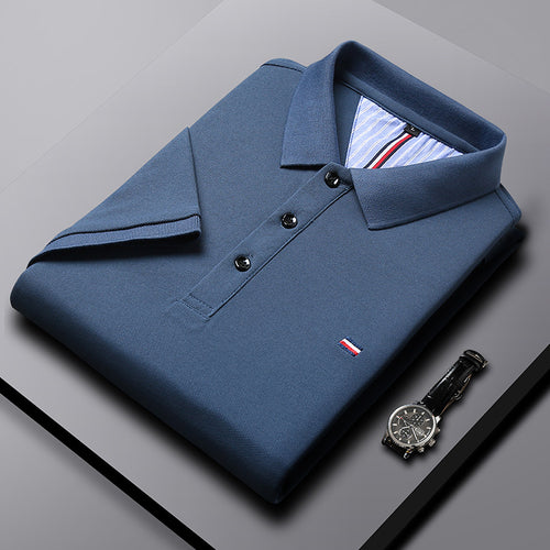 Men's summer polo shirt short sleeve design